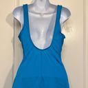 Maxine of Hollywood Women's Vintage  Teal Ruched Swimsuit Size 14T GUC #S-574 Photo 4