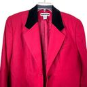 Jennifer Moore  Red Wool Blazer Size 16 Photo 2