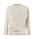 Juicy Couture Vintage  Y2K CreamyOversized Terry Boatneck Pullover Sz S Photo 2