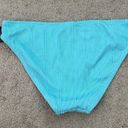 The Cove NWT Salt +  Textured Bikini Bottom Blue Large Photo 1