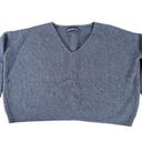 United by Blue  Navy Ribbed Knit V-neck Cropped Sweater - Women's Size Medium Photo 0