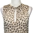 Joie  Corie Leopard Print Sleeveless Silk Tank Blouse Size Medium Photo 5