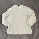 Kate Spade Saturday White Boatneck Shirt Size Large Photo 0