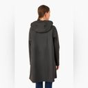 Stutterheim Mosebacke Raincoat Black (Dark Grey) Button Front Hooded Size XXS Photo 1