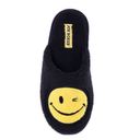 Joe Boxer  Women's Smiley Face Slipper & Hat Gift Set Black Size 6/7 Photo 4