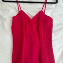 Parker NWOT  Hot Pink Ruched Mini Dress Photo 2