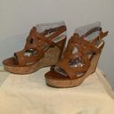 Guess Cork Wedge Sandals (10M) - Tan Photo 10