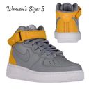 Nike Women's Air Force 1 '07 Mid Basketball Sneakers Stealth Size: 5 Photo 1