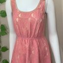 Flying Tomato Anthropologie  Pink Lace Dress Photo 3