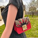 Furla  METROPOLIS
Crossbody Mini Red/ Snake design Photo 10