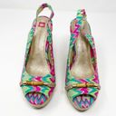 Harper Elaine Turner  Batik Print Wedge Sandals 8 Photo 2