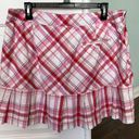 Lady Hagen  Skort Sz 12 Pink Pleated Ruffle Golf Tennis Breast Cancer Awareness‎ Photo 2