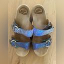 Dansko  Sophie platform sandal iridescent buckles wood sole women’s size 40 Photo 6