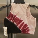 Onyx 💕ELECTRIC & ROSE💕 Bella Crop Bralette Crimson Beige &  Tie-Dye Large L NWT Photo 10