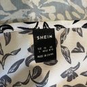 SheIn White And Black Flower Dress Photo 1