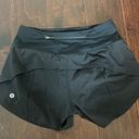 Lululemon Speed Up Shorts 4” In Black Photo 1