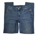 J.Jill  Denim Womens 6 Authentic Fit Slim Ankle Dark Wash Jean Photo 3