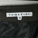 Trina Turk  brown front slit pencil skirt women’s size small 4 Photo 7