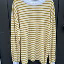 Andthewhy  Oversized Yellow Stripe Tunic Size Large Photo 2