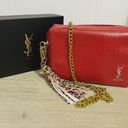 YSL Yves Saint Laurent cosmetic Bag Pouch clutch Crossbody Photo 2