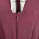 Kendall + Kylie  Burgundy Tie Front Open Back Romper Jumpsuit Shorts Size Small Photo 10