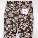 Celebrity Pink High Rise Mom Jeans Black Denim Floral Print Size 3 Photo 7