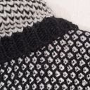 RD Style  Womens Size M Black & White Cowl Neck Poncho With Sleeves NWT Photo 7