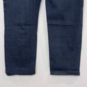 prAna New  Buxton Mid Rise Slim Boyfriend Jeans Stretch Denim Deep Blue Size 14 Photo 11