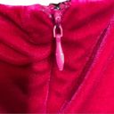 Yumi Kim  Shannon Pink Fuschia Velvet Long Sleeve Mini Dress Size Medium Photo 6