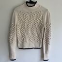 BCBGMAXAZRIA Merino Wool Blend Mock Neck Sweater Photo 3