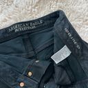 American Eagle High Waisted Black Jean Shorts Photo 3