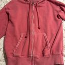 Aerie Oversized Full Zip Sweater Pink Photo 0