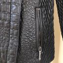 BCBGMAXAZRIA BCBG MAX Adria Faux Leather Textured Jacket Sm-EUC Photo 1