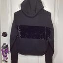 PINK - Victoria's Secret Victoria’s Secret PINK Crop Black Hoodie Photo 3