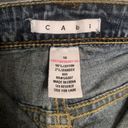 CAbi  Size 10 Contemporary Fit Boot Cut Embroidered 895 Jeans Photo 4