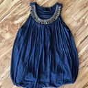 Cynthia Rowley  tank top size S fancy navy blue Photo 0