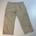 prAna  Women's Size 2 Kelly‎ Capri Pant Cargo Pocket Mid Rise Beige Photo 6