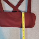 Aerie Offline by  Bra Women Small Lounge Maroon Cross Straps Soft Removable Cups Photo 4