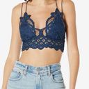 Free People Navy Adella Bralette Size S Photo 0