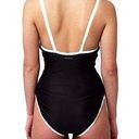 Juicy Couture  Logo Placement Black/White One Piece Swimsuit Sz M Photo 1