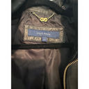 Cole Haan  womens Black Leather lambskin jacket Size M/M Photo 4