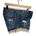 Free People Movement Free People Shorts Distressed Crochet Lace Hem Women’s 27 Photo 5