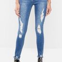 Missguided  Anarchy Distressed ripped skinny jeans Photo 0