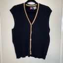 American Vintage Vintage Grandpacore Grandpa knit sweater vest cabin cozy granny retro size L Photo 0