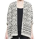 Joie  Tosca Aztec Black and White Open Cardigan M/L Photo 1