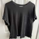 Avia cropped workout tee in black size XL Photo 0