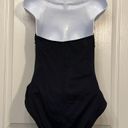 La Blanca Women's  Halter Bandeau Sweetheart Black Swimsuit Size 12 EUC #S-534 Photo 5