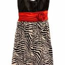 City Triangles  Zebra Printed Juniors Dress Photo 0