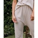 The Great 💕💕 The Pointelle Sleep Ballet Tee + Lounge Pant ~ Cement Large L NWT Photo 8