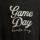 Maurice's  Womens Medium M Game Day Graphic T-Shirt Black NWT Photo 2